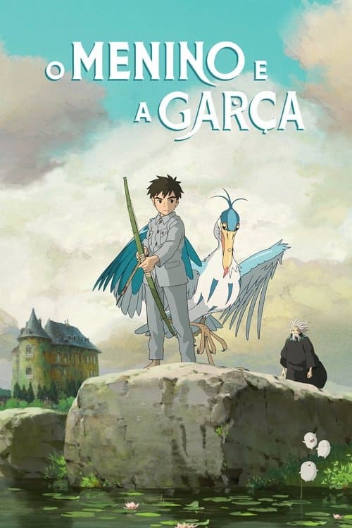 Capa de O Menino e a Garça